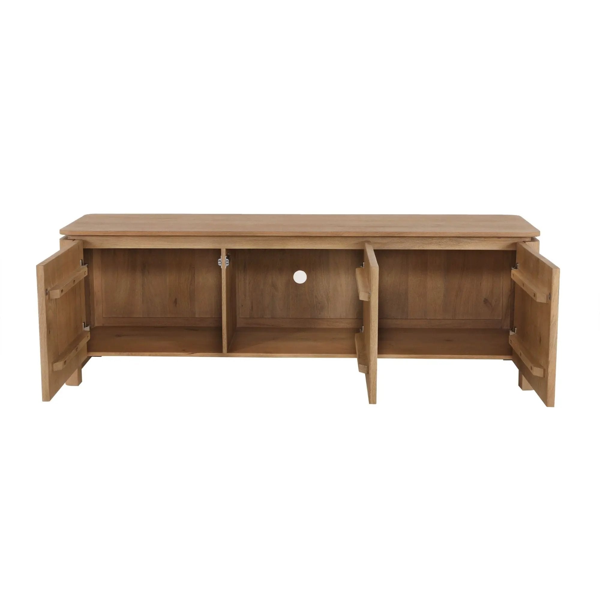 tv-meubel Dallas naturel mangohout 165 cm by depauwwonen