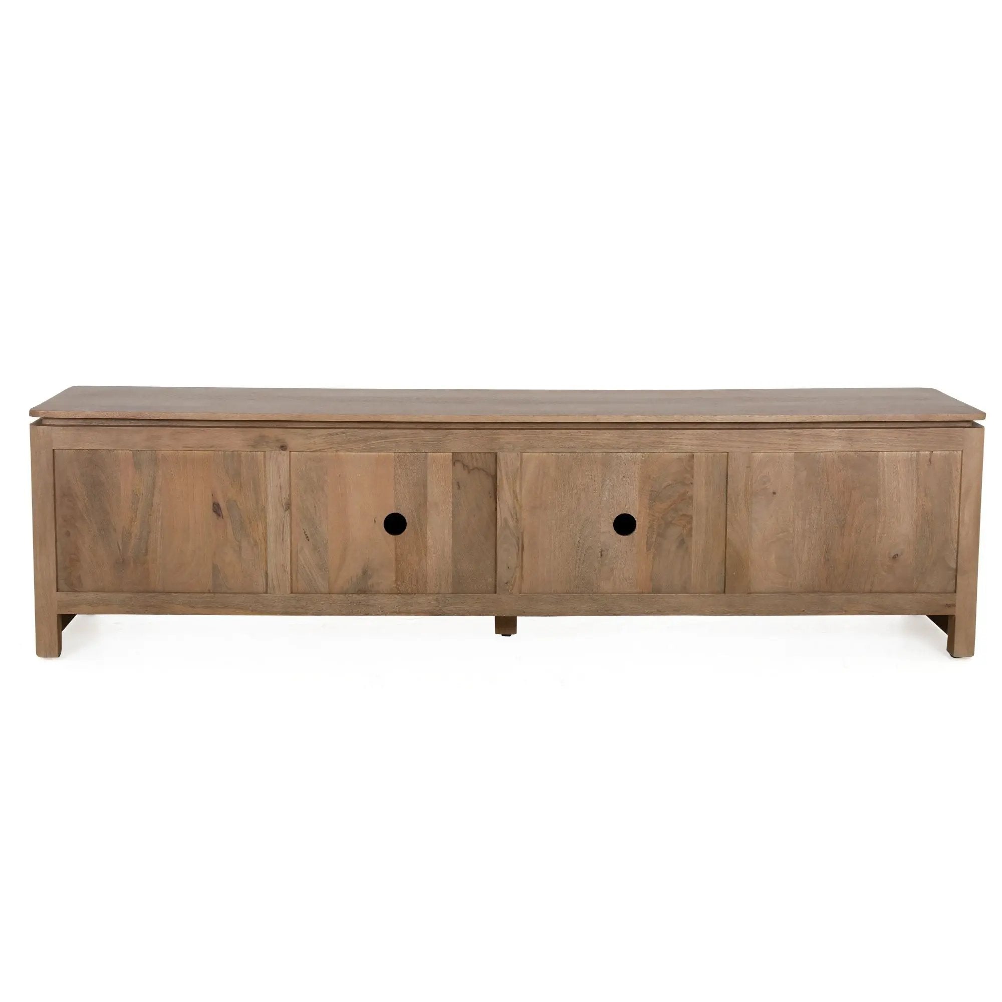 tv-meubel Dallas naturel mangohout 210 cm by depauwwonen