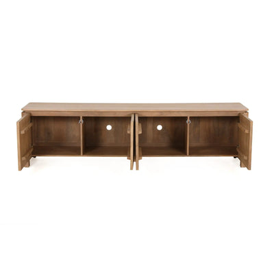 tv-meubel Dallas naturel mangohout 210 cm by depauwwonen