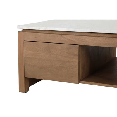 Vierkante Salontafel Dallas Naturel Mangohout 80 cm by depauwwonen