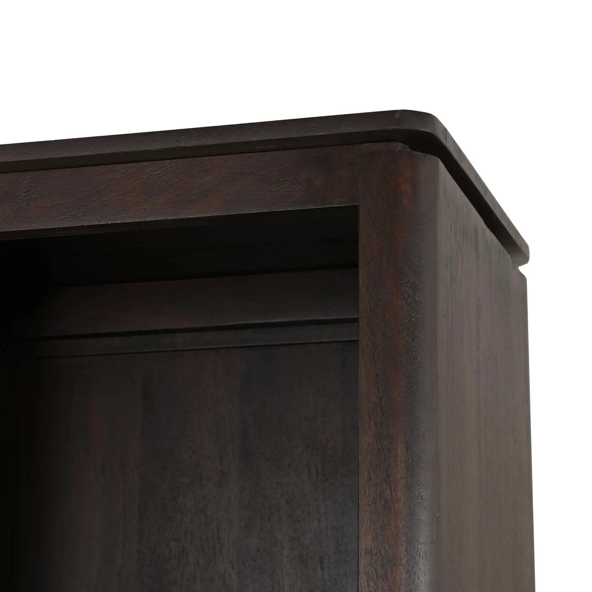 Vakkenkast XL Dallas Bruin Mangohout 160 cm by depauwwonen