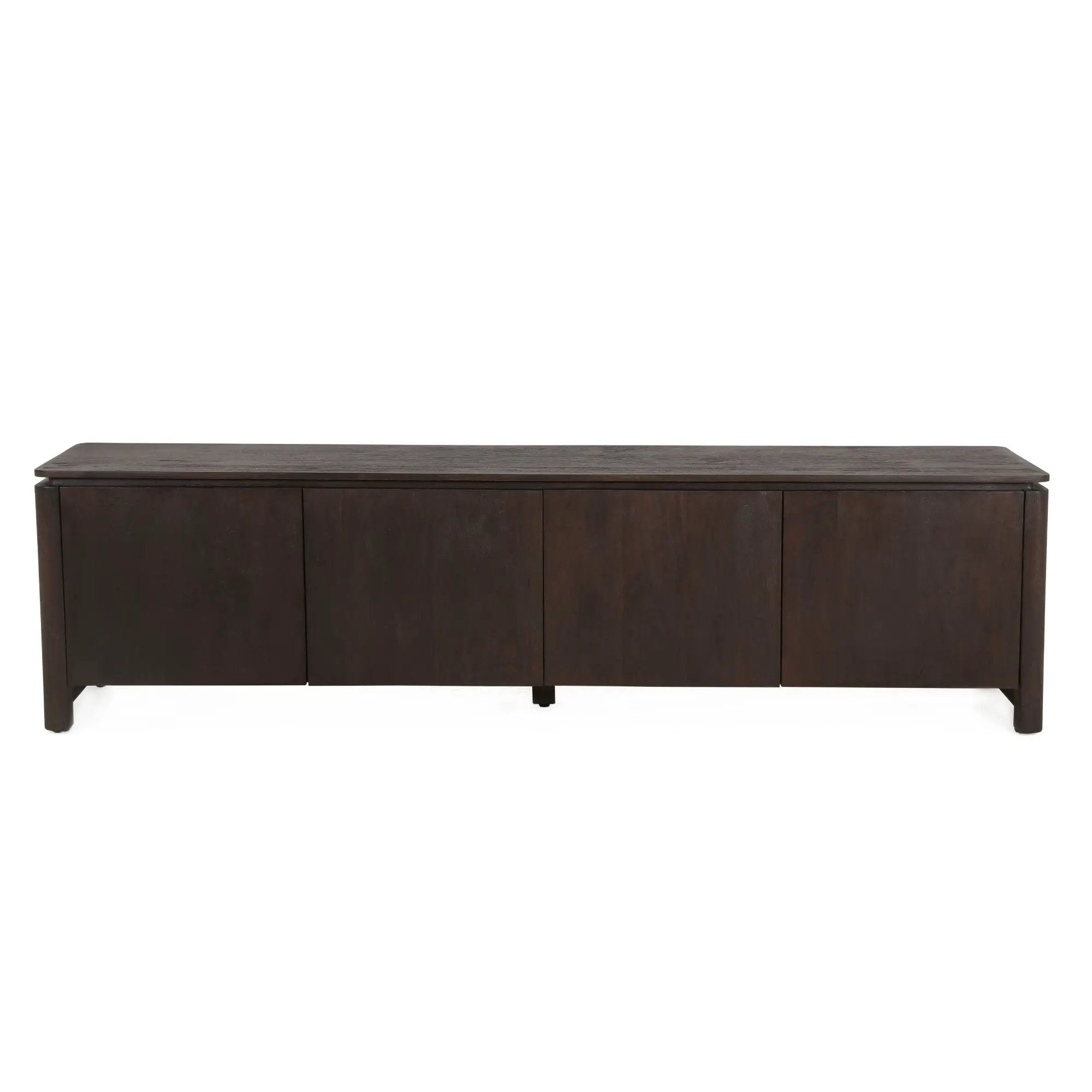 Tv-meubel Dallas bruin mangohout 210 cm by depauwwonen