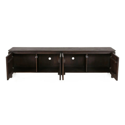 Tv-meubel Dallas bruin mangohout 210 cm by depauwwonen