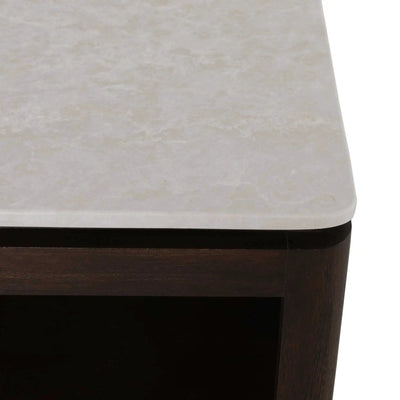 Vierkante salontafel Dallas bruin mangohout 80 cm by depauwwonen