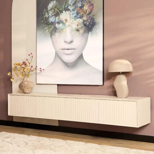 Zwevend tv meubel Madison Sand | 200 cm by Starfurn