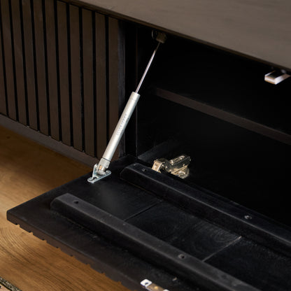 Zwevend tv-meubel Madison Zwart | 160 cm