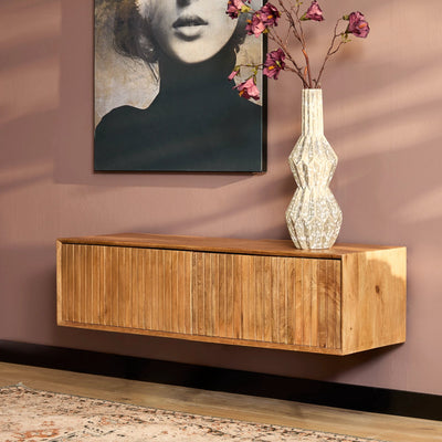 Zwevend tv-meubel Madison Naturel | 120 cm by Starfurn