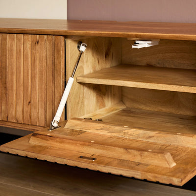 Zwevend TV-meubel Madison Naturel | 280 cm by Starfurn