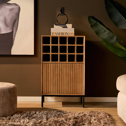 Wijnkast Madison Natuurlijk | 55 cm