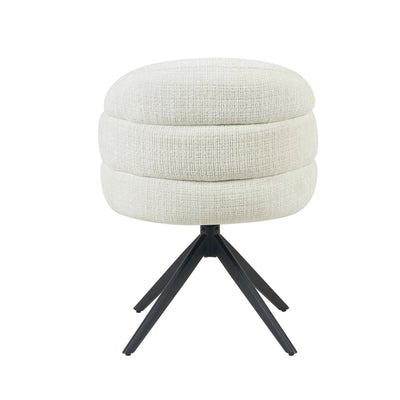 Eetkamerstoel Bella | Off White| Poot zwart by Starfurn