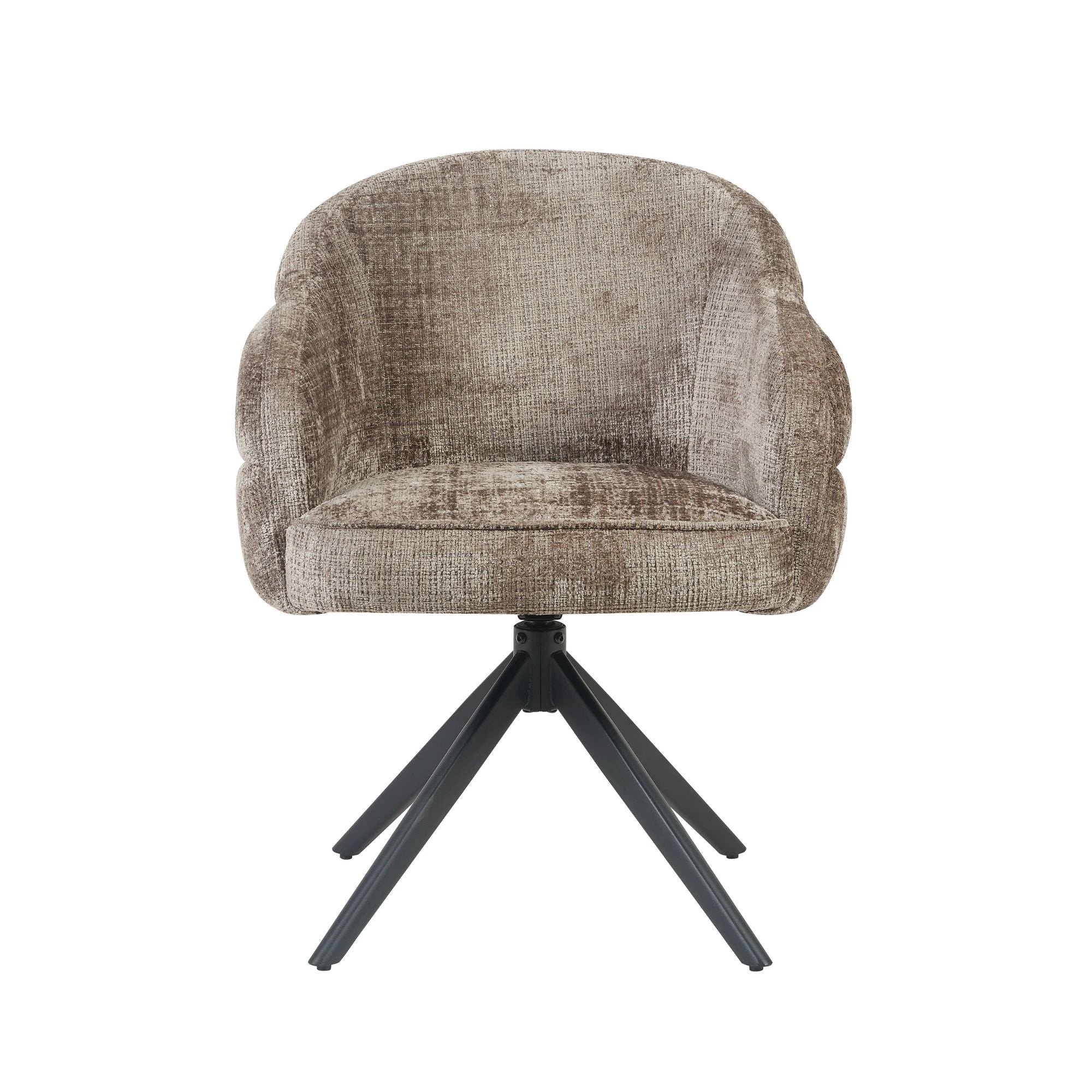 Eetkamerstoel Bella | Clay | Poot zwart by Starfurn