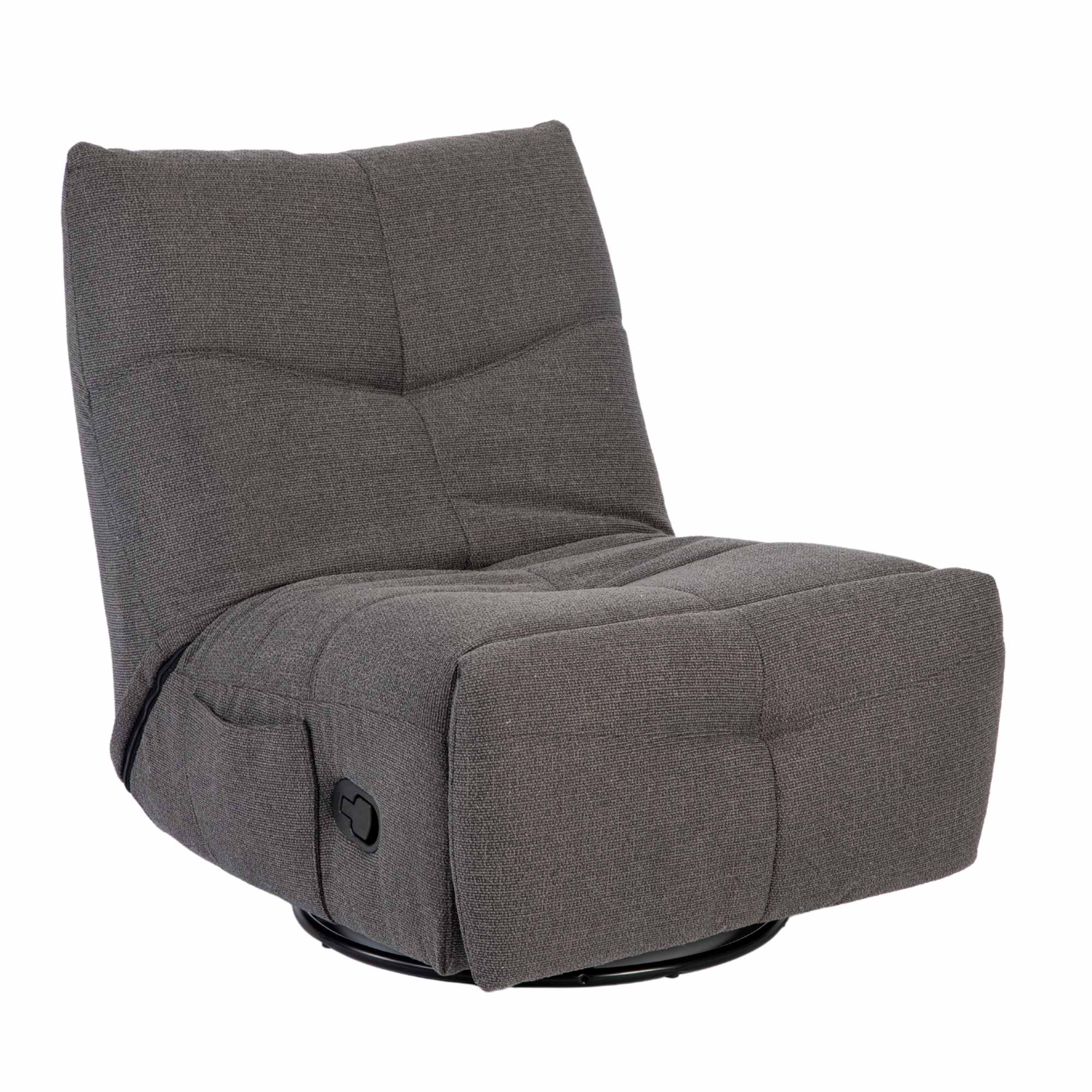 Relaxfauteuil Lazy | Donkergrijs