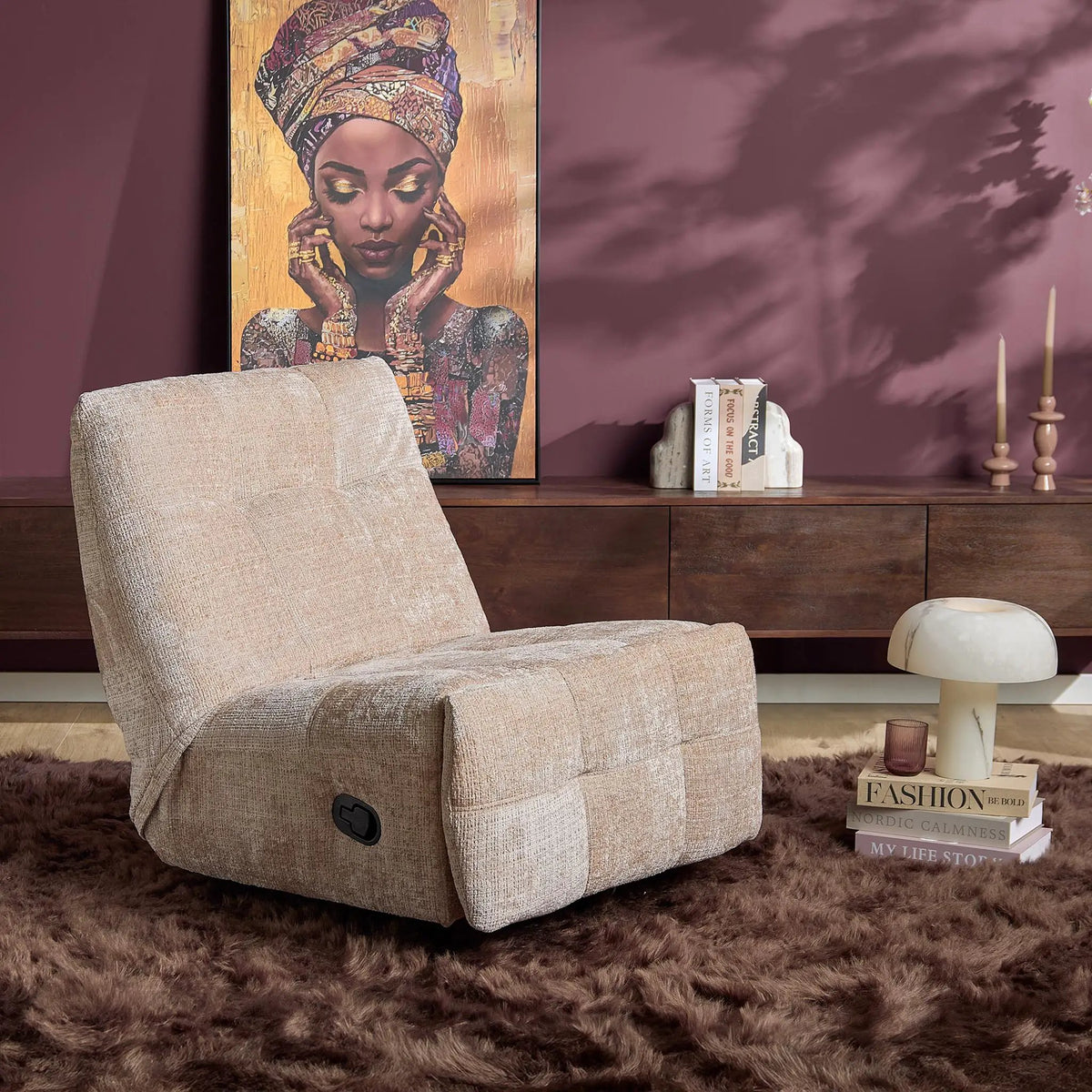 Relaxfauteuil Chill | Beige by depauwwonen