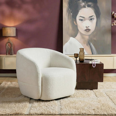 Fauteuil Yara - draaibaar | Creme by Starfurn