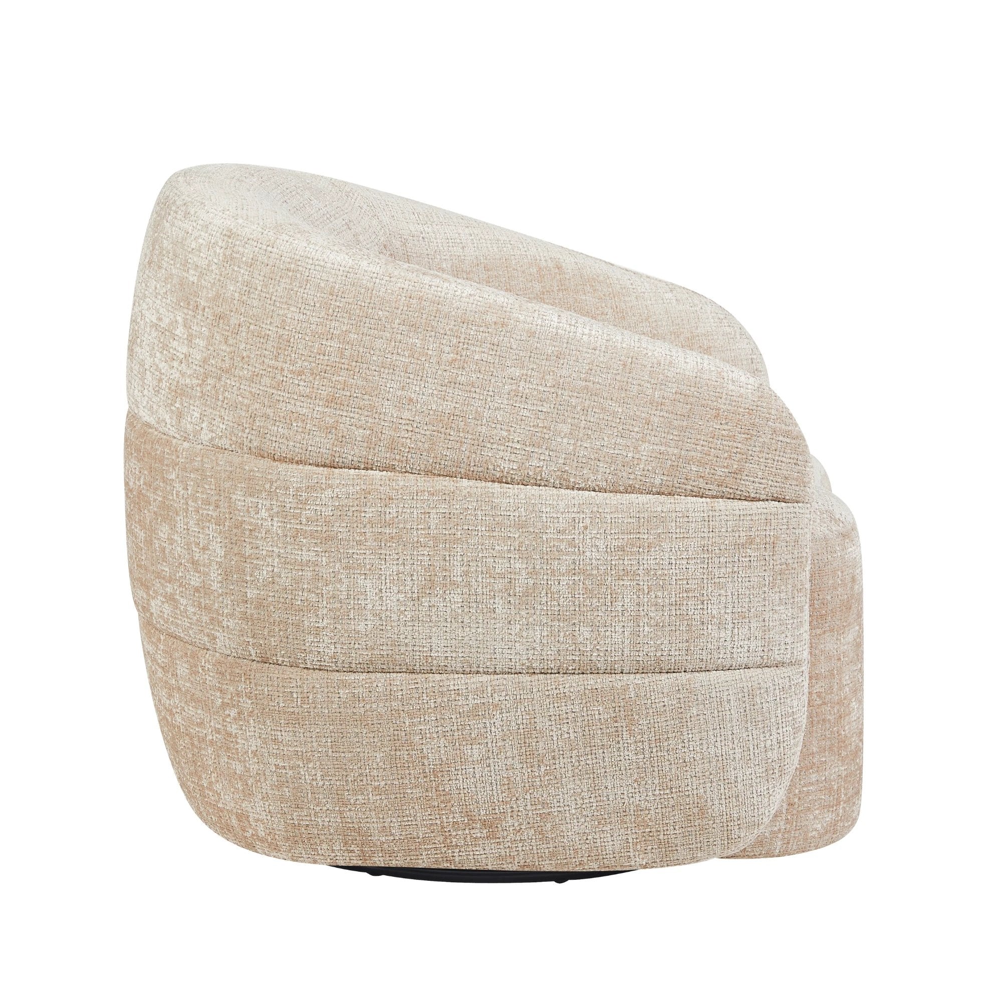 Fauteuil Yara - draaibaar | Beige by Starfurn