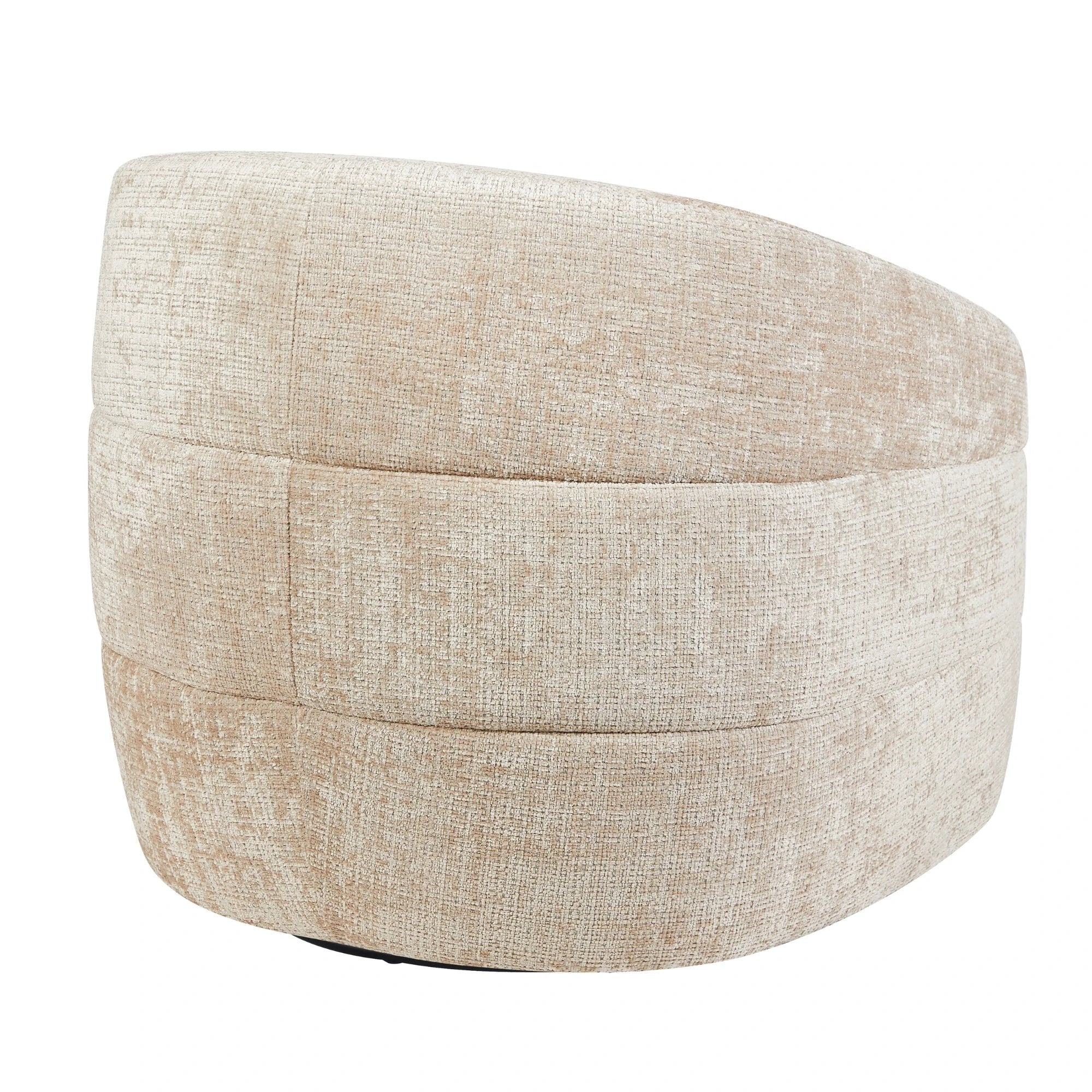 Fauteuil Yara - draaibaar | Beige by Starfurn
