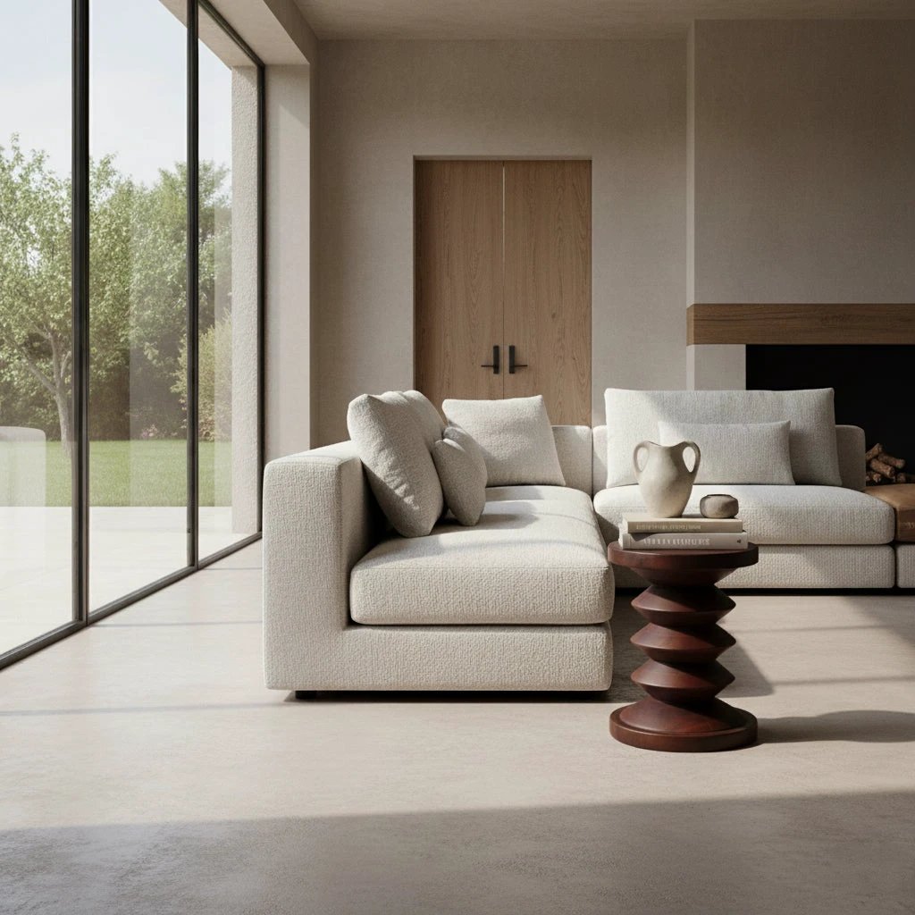 kruk/bijzettafel Pacific mangohout Kiribati by Raw Materials Amsterdam