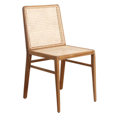 Eetkamerstoel Nova teakhouten - naturel (set van 2) by Raw Materials Amsterdam