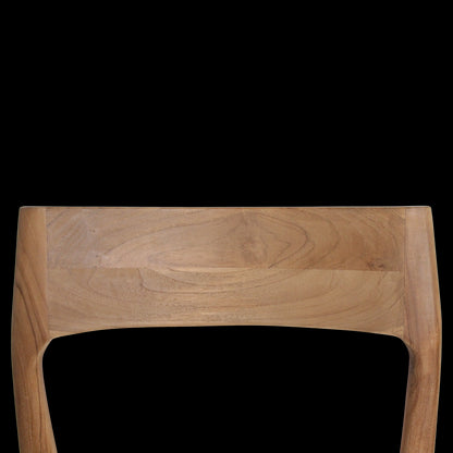 Eetkamerstoel Freya teakhouten crème