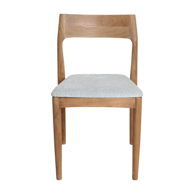 Eetkamestoel Freya teakhouten lichtgroen by Raw Materials Amsterdam