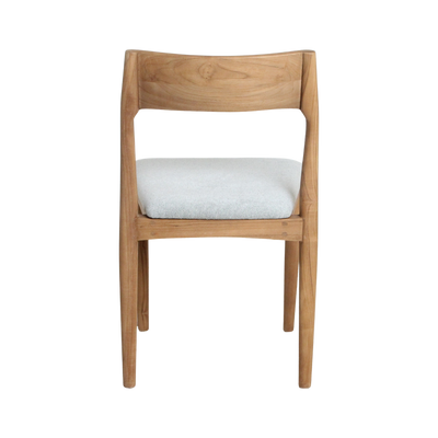 Eetkamestoel Freya teakhouten lichtgroen by Raw Materials Amsterdam