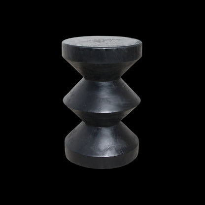 kruk/bijzettafel Teakhouten Rizo zwart