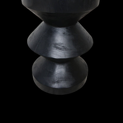 kruk/bijzettafel Teakhouten Rizo zwart