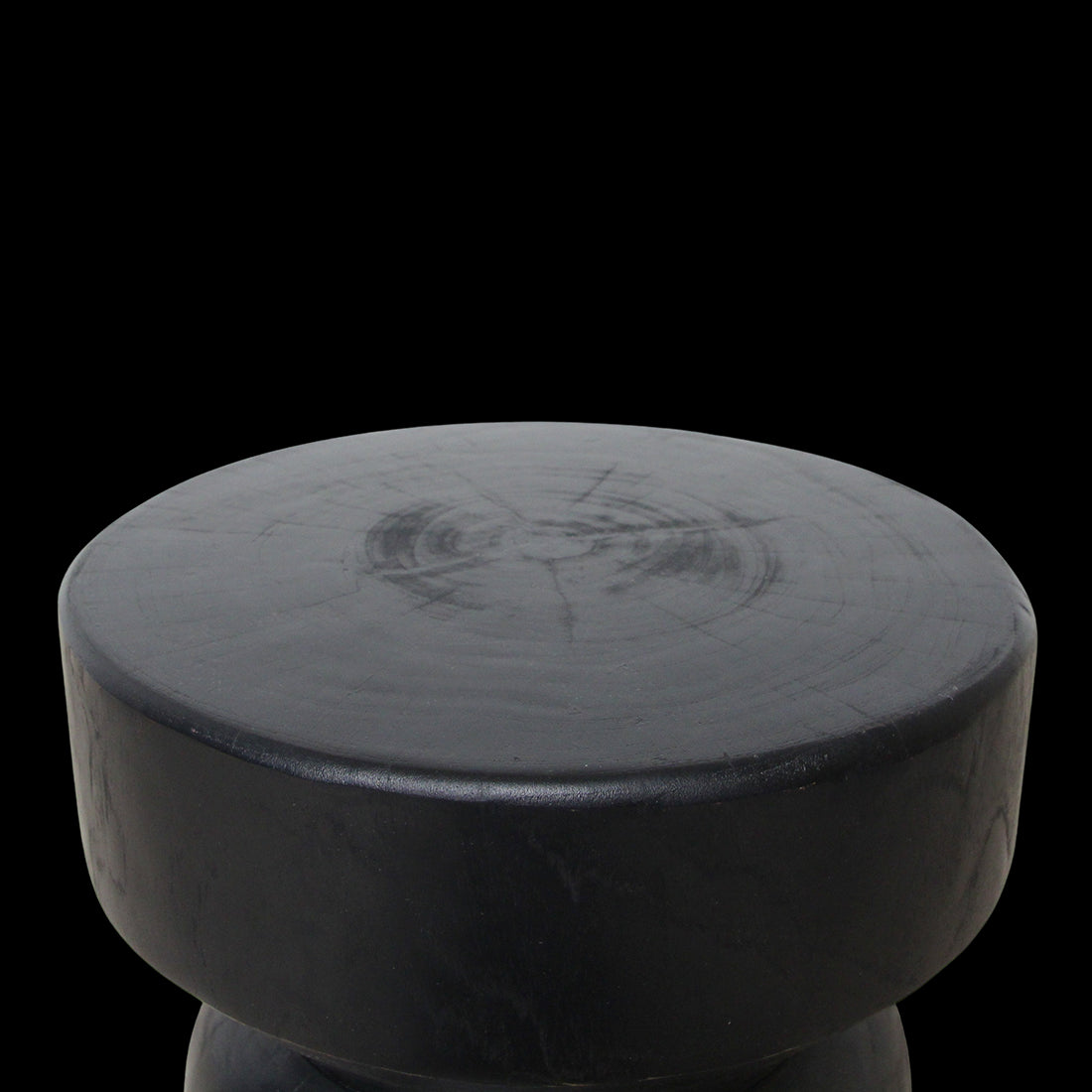 kruk/bijzettafel Teakhouten Ritari zwart