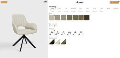 Eetkamerstoel Paris | op maat vanaf €239 by Moods Collection