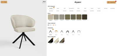 Eetkamerstoel Seoul | op maat vanaf €229 by Moods Collection