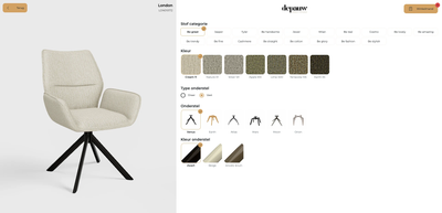 Eetkamerstoel London | op maat vanaf €229 by Moods Collection