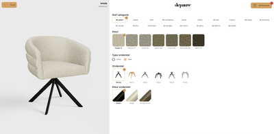 Eetkamerstoel Imola | op maat vanaf €289 by Moods Collection