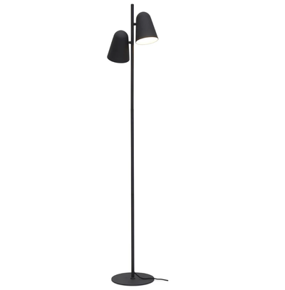 Vloerlamp ijzer Salamanca 2-kap - zwart by it's about RoMi