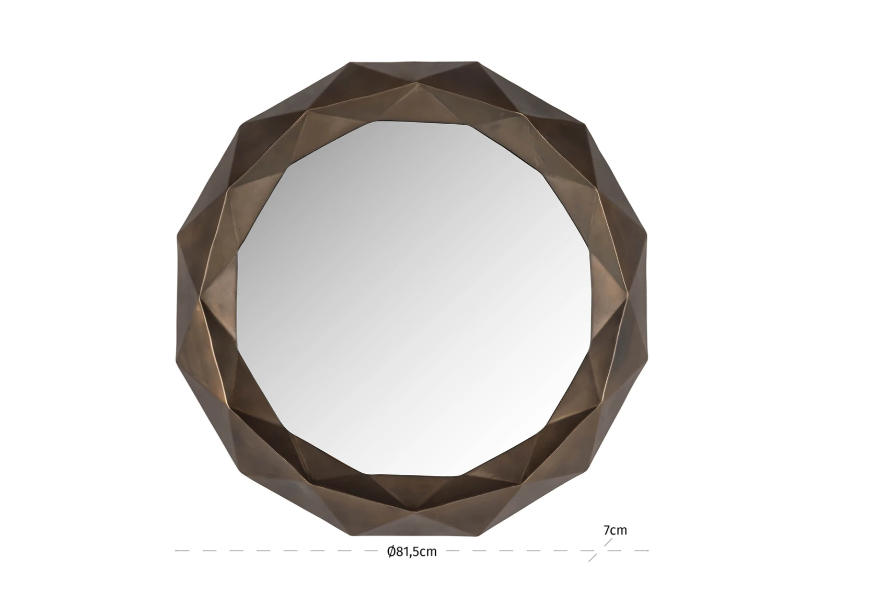 Spiegel Jameli goud by Richmond Interiors