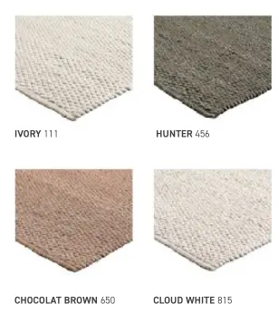 Vloerkleed Donna Wol Ivoor 111 | 200x300 by depauwwonen