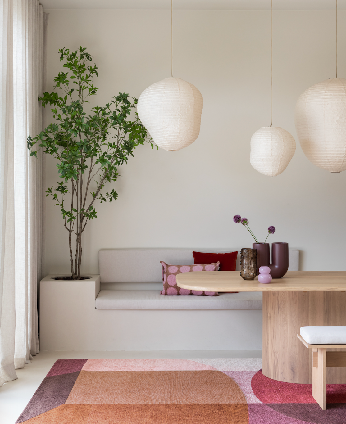 Nomi - Cherry Red - Rechthoek - 160x230 by Brinker Carpets