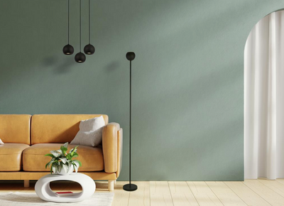 Hanglamp Eindhoven 3Lt - Sand Black Metal by Searchlight