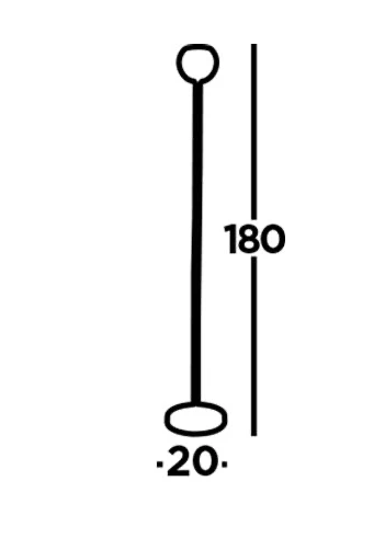 Vloerlamp Eindhoven - Sand Black Metal by Searchlight