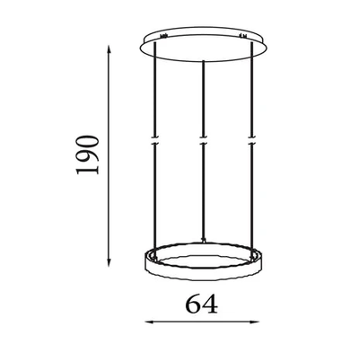 Hanglamp Layla - Gold Metal & Opal Acrylic by Searchlight