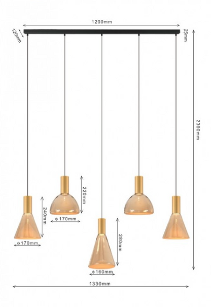 Hanglamp Lisa 5TL
