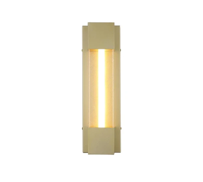 Wandlamp Sacramento OD LED - Stainless Steel, Painted Gold by Searchlight