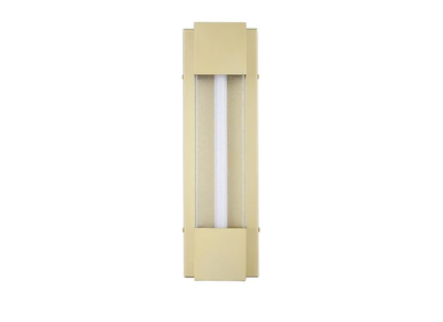 Wandlamp Sacramento OD LED - Stainless Steel, Painted Gold by Searchlight