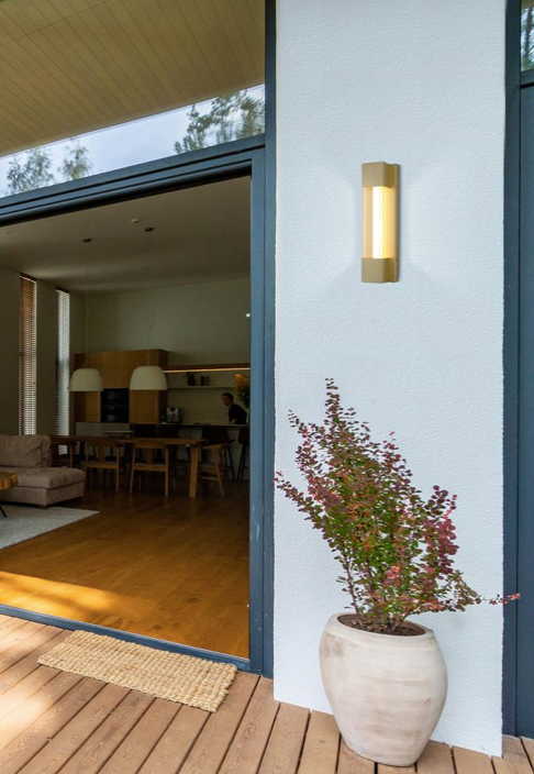 Wandlamp Sacramento OD LED - Stainless Steel, Painted Gold