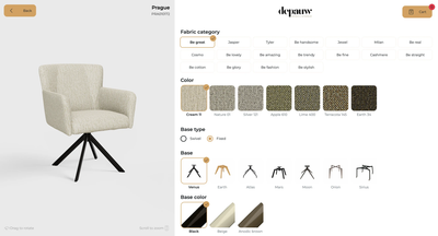 Eetkamerstoel Prague | op maat vanaf €269 by Moods Collection