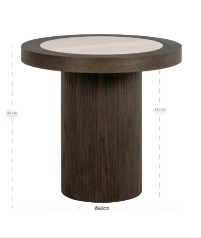 Bijzettafel Nando bruin by Richmond Interiors