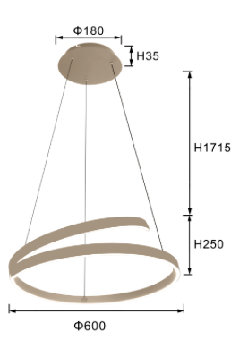 Hanglamp Remona 600mm