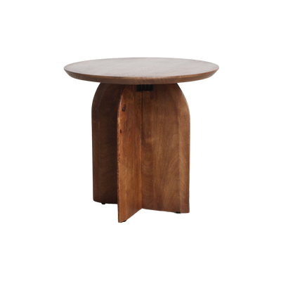 bijzettafel Bullnose mangohouten by Raw Materials Amsterdam