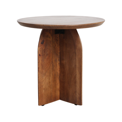 bijzettafel Bullnose mangohouten by Raw Materials Amsterdam