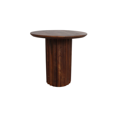 bijzettafel Bullnose omgekeerd bruin Ø 50 cm by Raw Materials Amsterdam