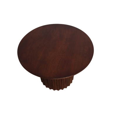 bijzettafel Bullnose omgekeerd bruin Ø 55 cm by Raw Materials Amsterdam